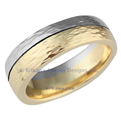 Hammered Two Tone Darkened Groove