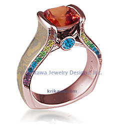 JLIB Rainbow Sky Blue Peek