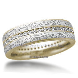 MDCC 14Y White Mokume White Diamonds