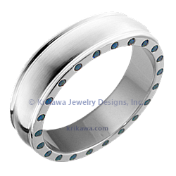 Raised Rails with Sapphire Sides