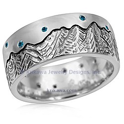 SNMB Plat w/Blue Dias