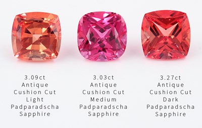 Padparadscha Sapphire Comparison