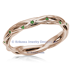 TBDB Rose with Emeralds