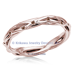 TDBD Rose Gold with Cognac Diamonds