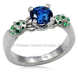 TEER turtle flush emerald shell