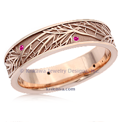 TOLD rose gold with pink sapphires