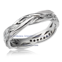 VLDB with half shank stones half no stones