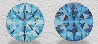 Color enhanced diamonds