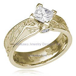 Tree of Life Kite in 14k Yellow Gold
