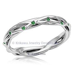 TBDB plat green diamonds