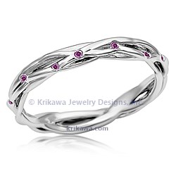 TBDB plat purple diamonds