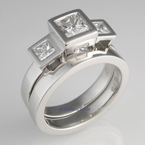 Modern Cube Ring 