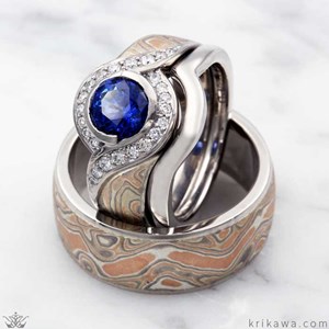 Mokume Pave Swirl