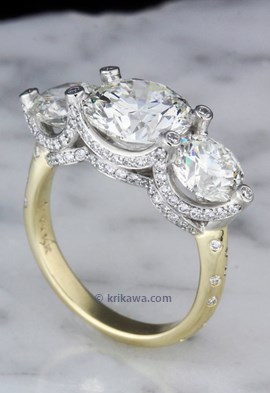 Queens crown engagement ring 