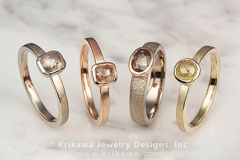 Mens Jewellery Rings SHAY 18k Rose Gold Journey Link Diamond Ring in Metallic for Men 