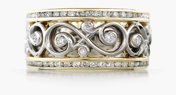 Infinity Symbol Rings
