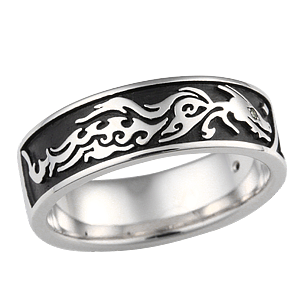 dragon wedding bands