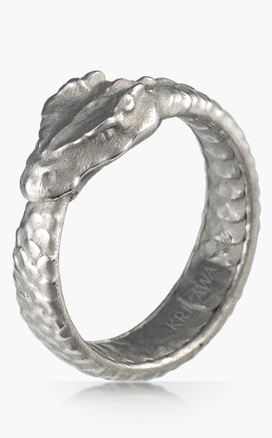Creative And Artistic Wedding Rings Dragon Creature Wedding Rings