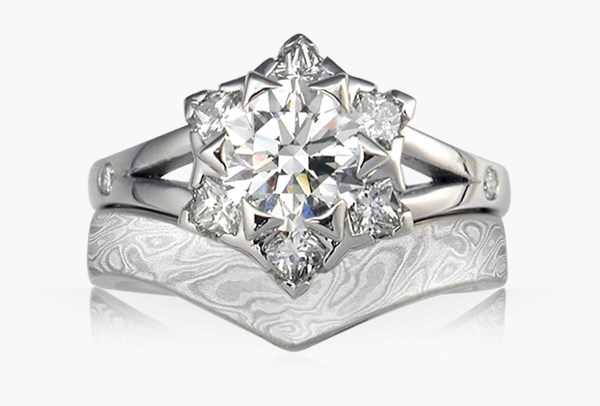 Curved Bands And Engagement Ring Wraps