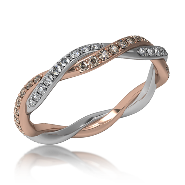 twisted wedding bands