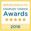 Wedding Wire 2016 Couple's Choice Award