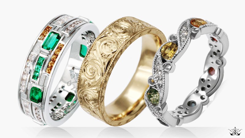 Unique Vintage Wedding Rings