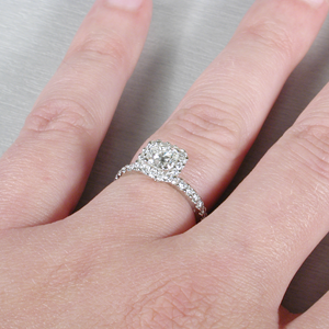 Snowflake Diamond Engagement Ring diamond engagement ring