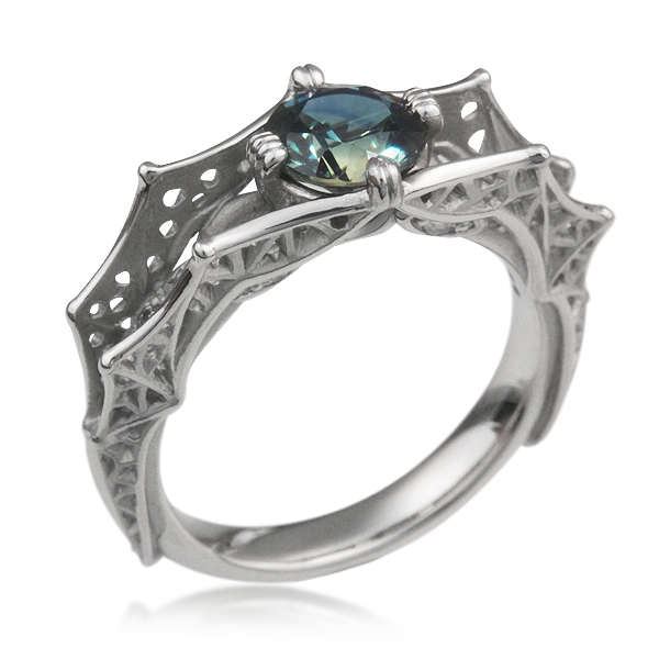 bat engagement ring