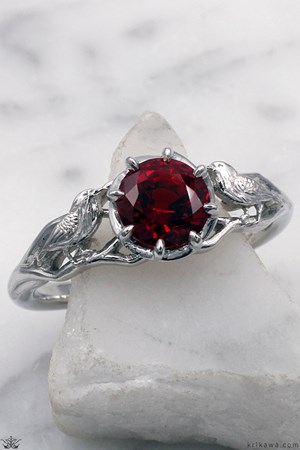 Bird Watcher Engagement Ring