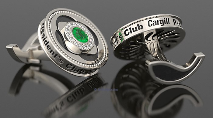 custom logo cufflinks