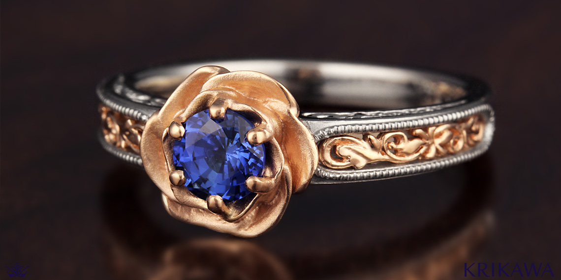 filigree engagement ring