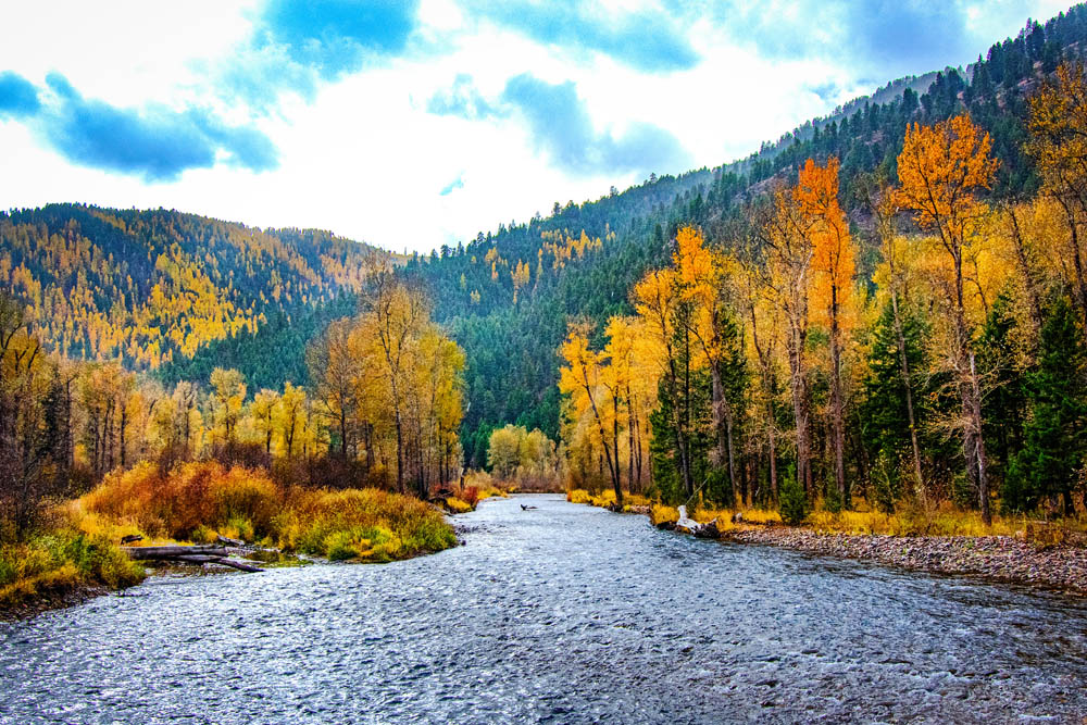 Rock Creek River in Missoula Montana