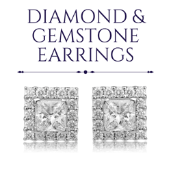 Diamond and Gemstone Earrings
