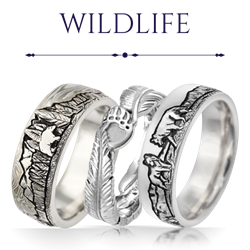 Wildlife Wedding Bands