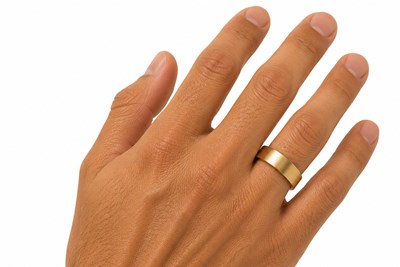 6mm Ring Width Man Hand