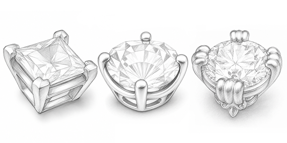 Four Prong Setting