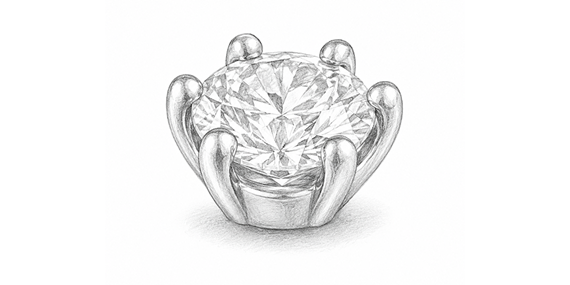 Six Prong Stone Setting