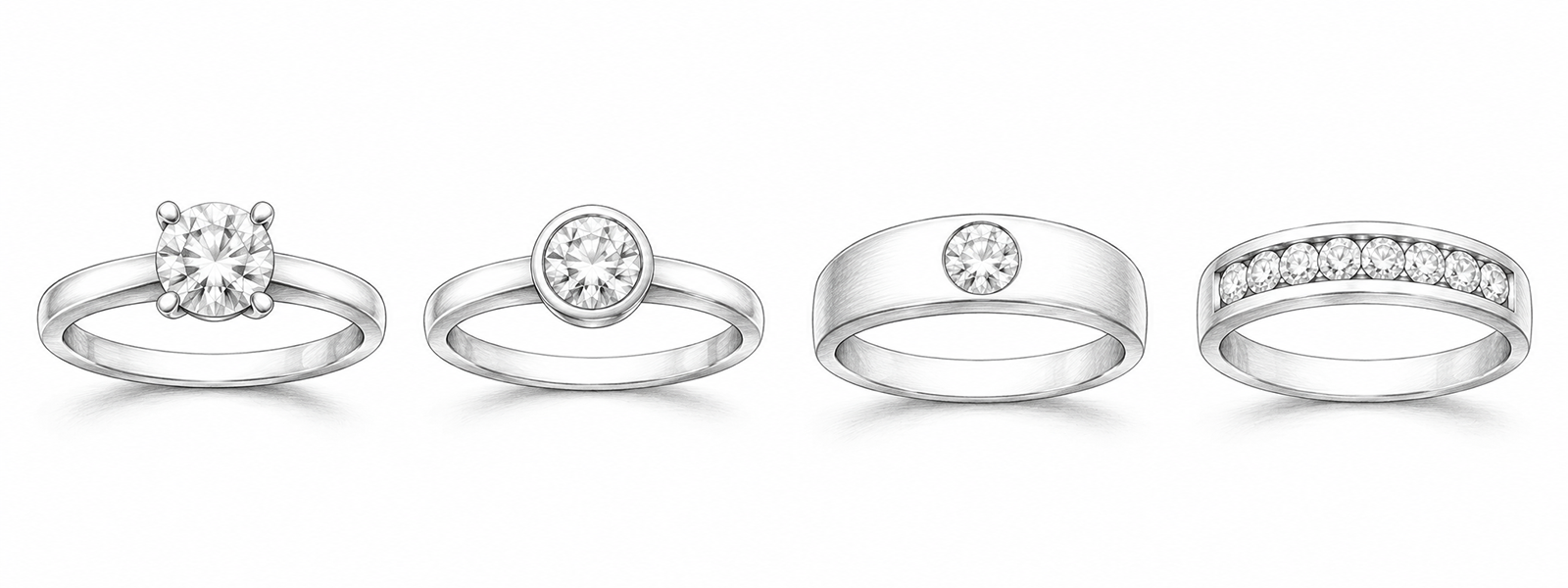 Different Stone Setting Styles