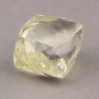 raw octahedron diamond