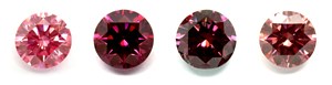 Color Enhanced Pink Diamonds