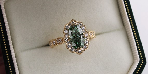 Fancy Green Lab Diamond