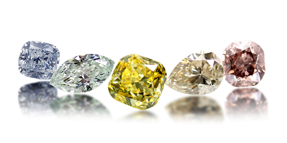 Fancy colored diamonds