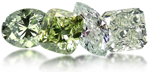 natural fancy green diamonds