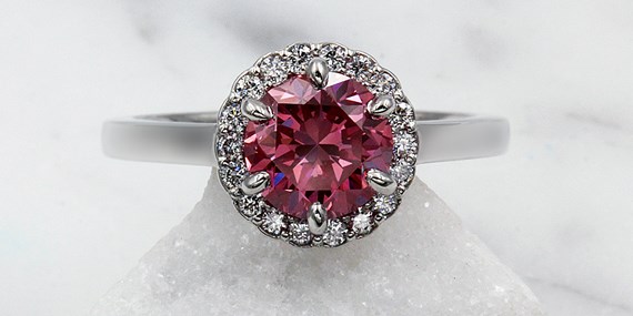 Color Enhanced Pink Diamonds