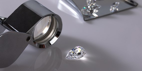 Lab Pear Shaped Diamond