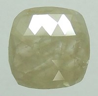 light yellow cloudy diamond