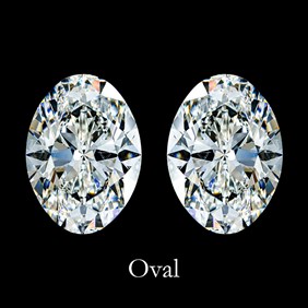 Oval Matched Diamond Pair