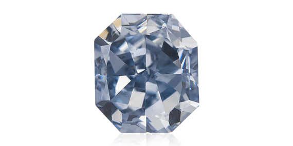 Radiant Fancy Intense Natural Blue Diamond