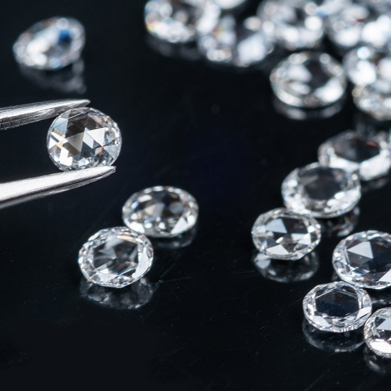 rose cut diamonds for engagement rings