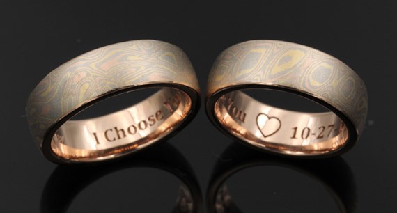 Modeled Engraving inside ring bands